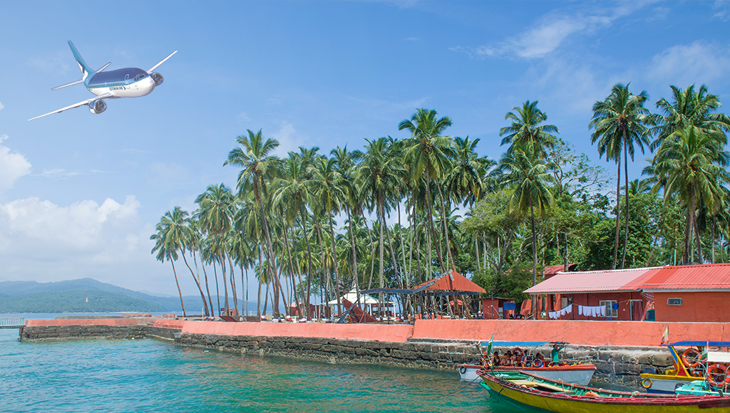 lowest airfare to Andaman and Nicobar islands