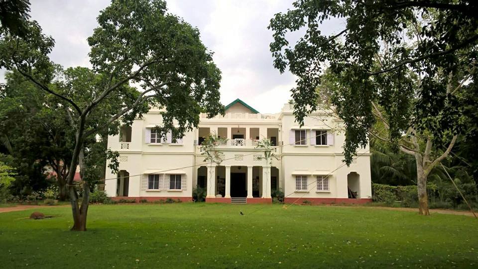 front view of the two storeyed building of Krishnamurthi foundation Chennai