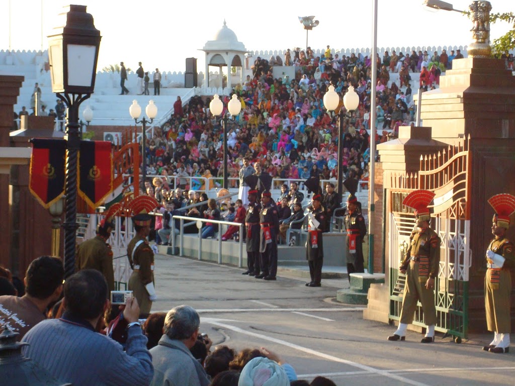 wagah border india