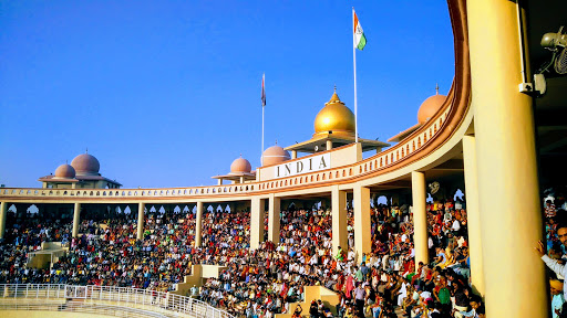 wagah border indian side