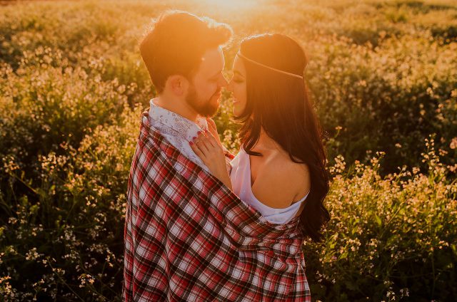 romantic boy and girl