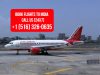 AirIndia flight parked in Mumbai Airport in India