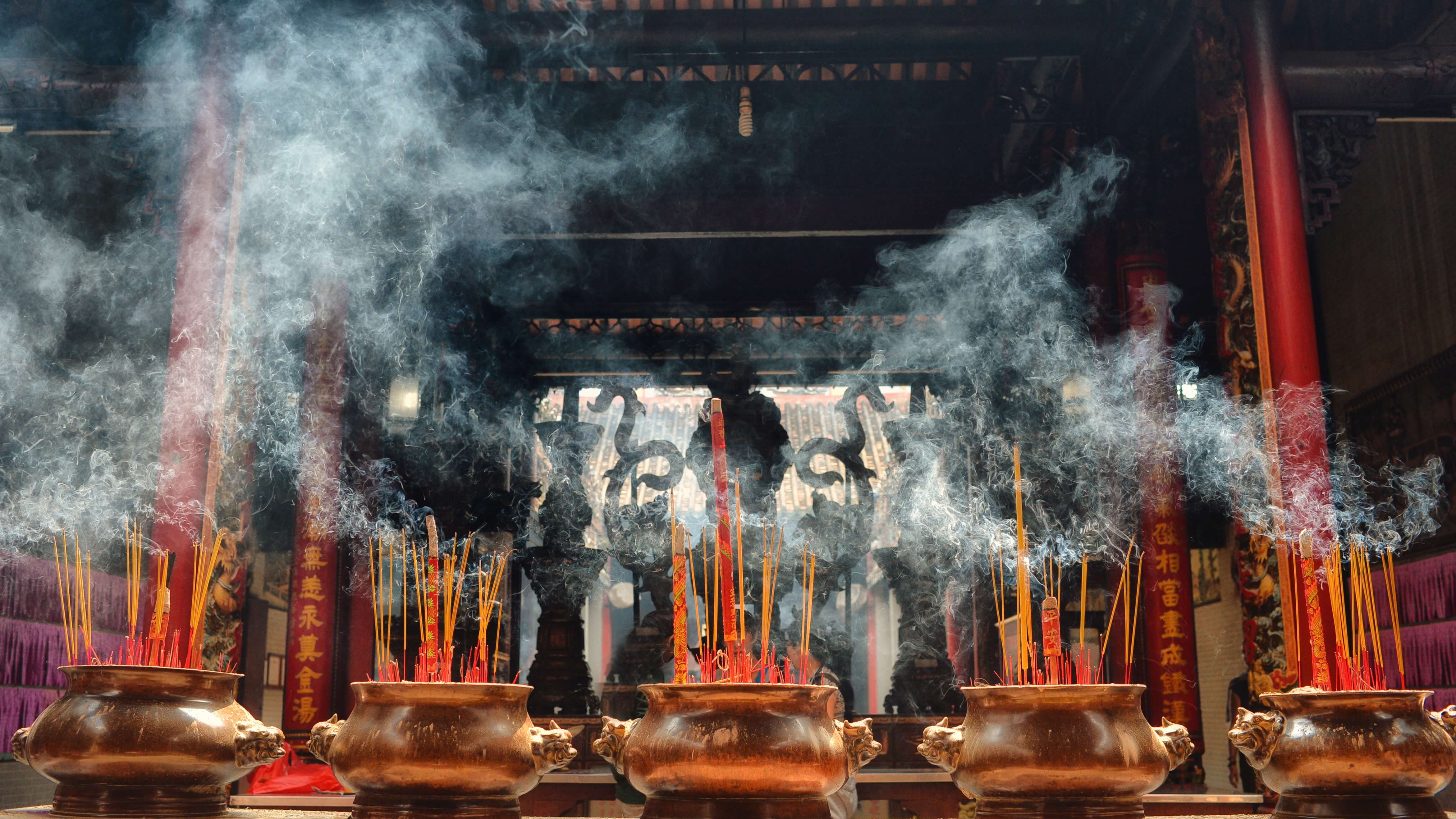 Bronze utensils in temples
