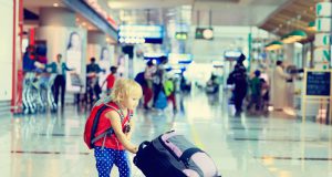 Kids in airport